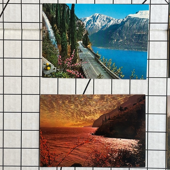 Assortment of vintage, Italian postcards, Lago Di Garda (10 cards, ca 1960/70s) - Picture 5 of 12